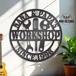 Custom Werkstatt Blechschild