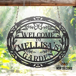 Custom Metal Garden Sign: Personalized Outdoor Decor