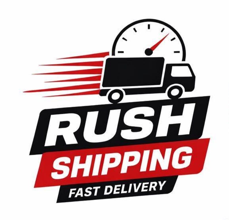 Rush Shipping Upgrade | Fast Processing Add-on | Priority Order Service ...