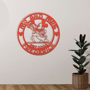 Personalized Mr and Mrs Metal Sign, Matching Couple Metal Sign, Mr and ...