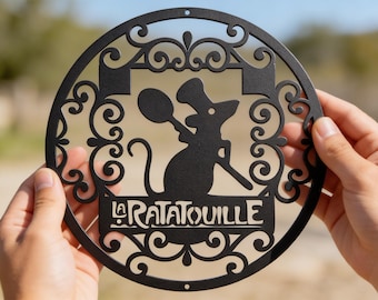 Ratatouille Metal Sign: Vintage Kitchen Wall Art