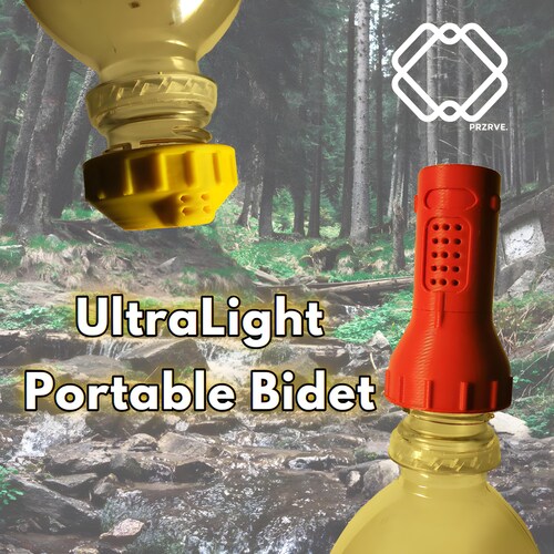 Bidet d'aventure portable No'BS || Options ultra-légères et multi-buses - Cadeau de camping, Cadeau de voyage, Cadeau d'aventure