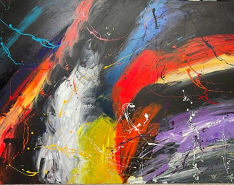 Acrylic Abstract Painting 5