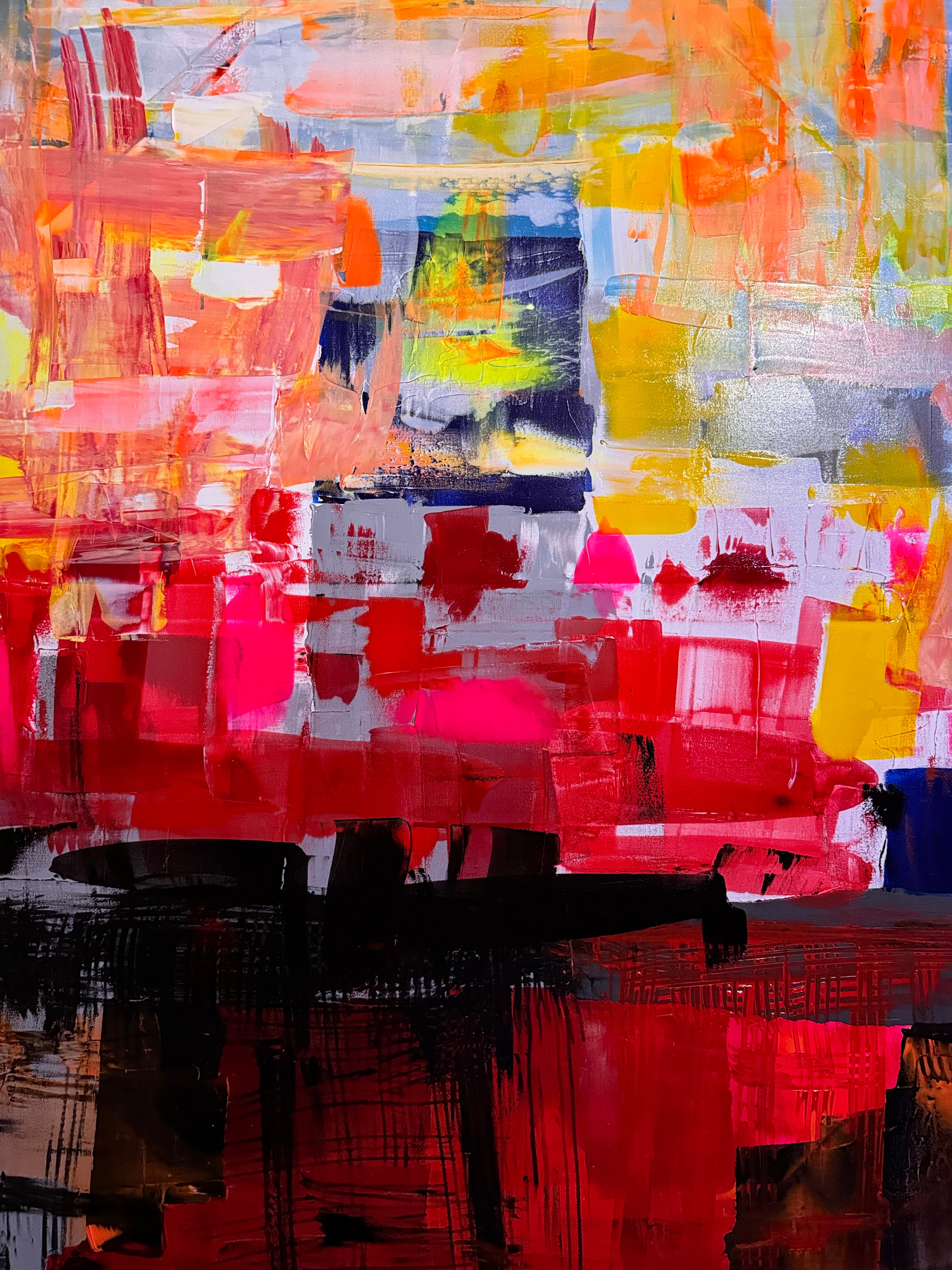 絵画 Acrylic Paint (Abstract Painting) Acrylic Abstract Painting 71 - Etsy