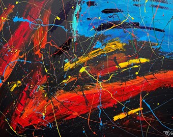 Acrylic Abstract Painting 7