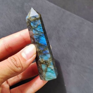 Fleshy Labradorite Obelisk | Labradorite Crystal Point | Labradorite Gemstone Tower Wholesale | Healing Labradorite Obelisk Bulk