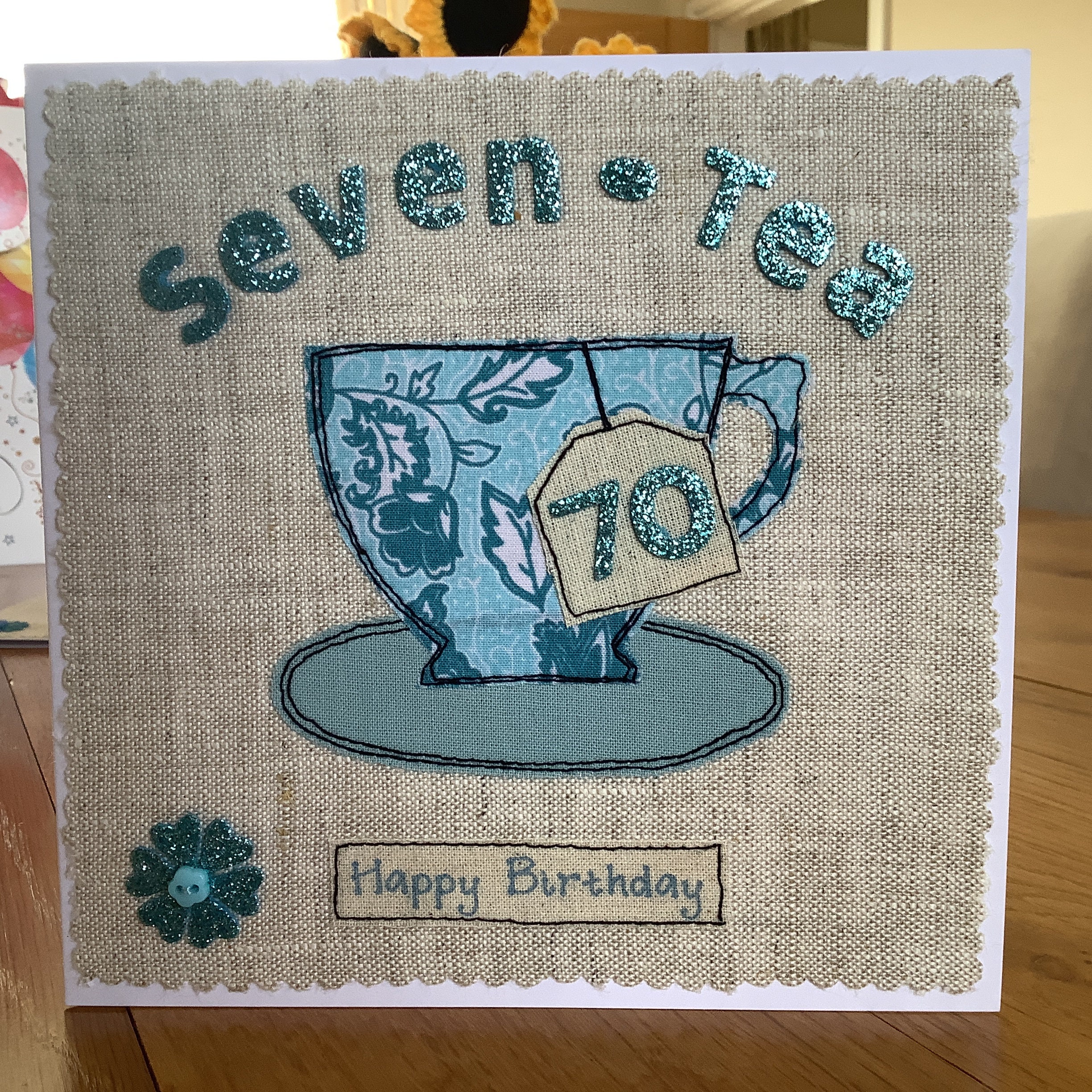 Handmade 70th Birthday Card Personalised - Etsy