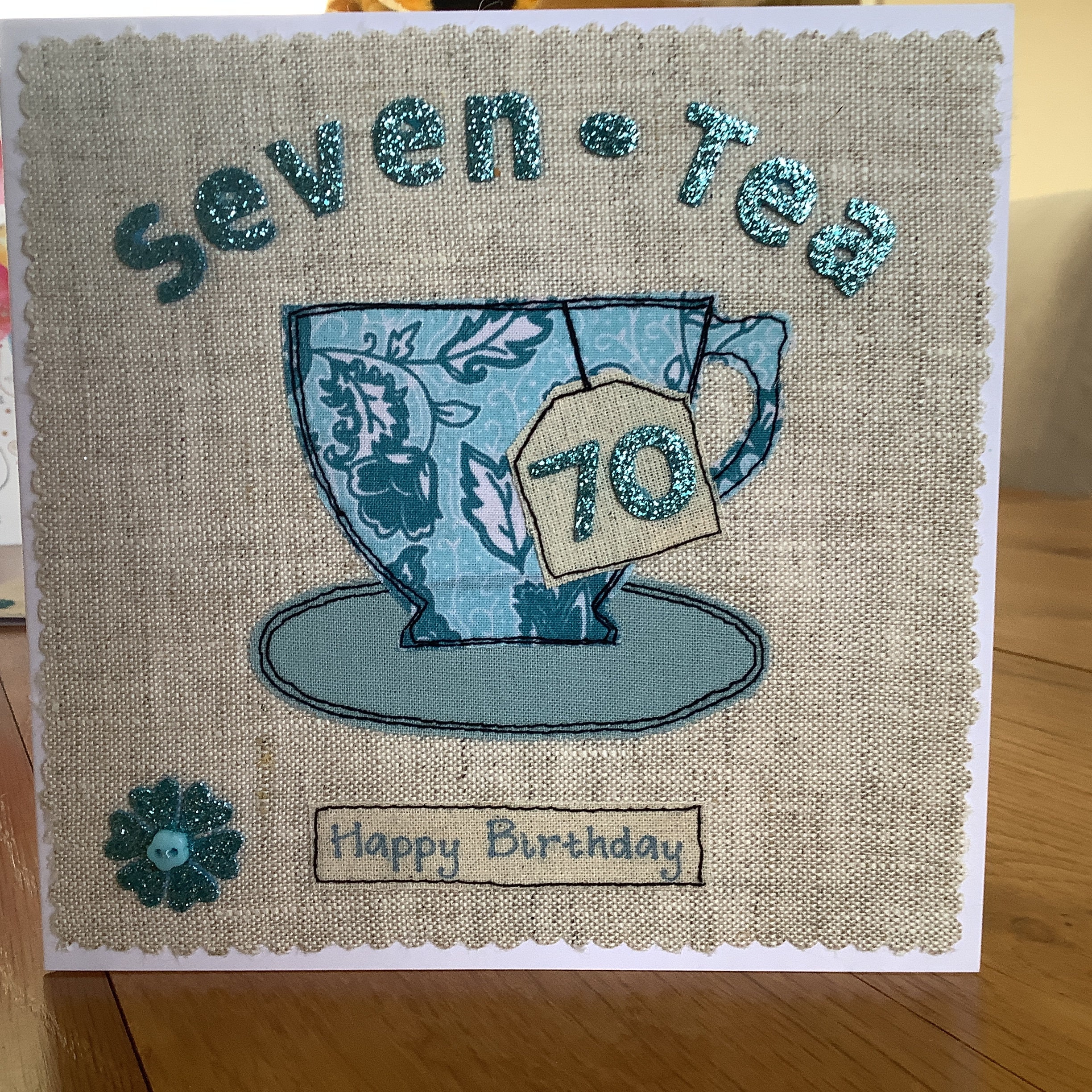 Handmade 70th Birthday Card Personalised - Etsy