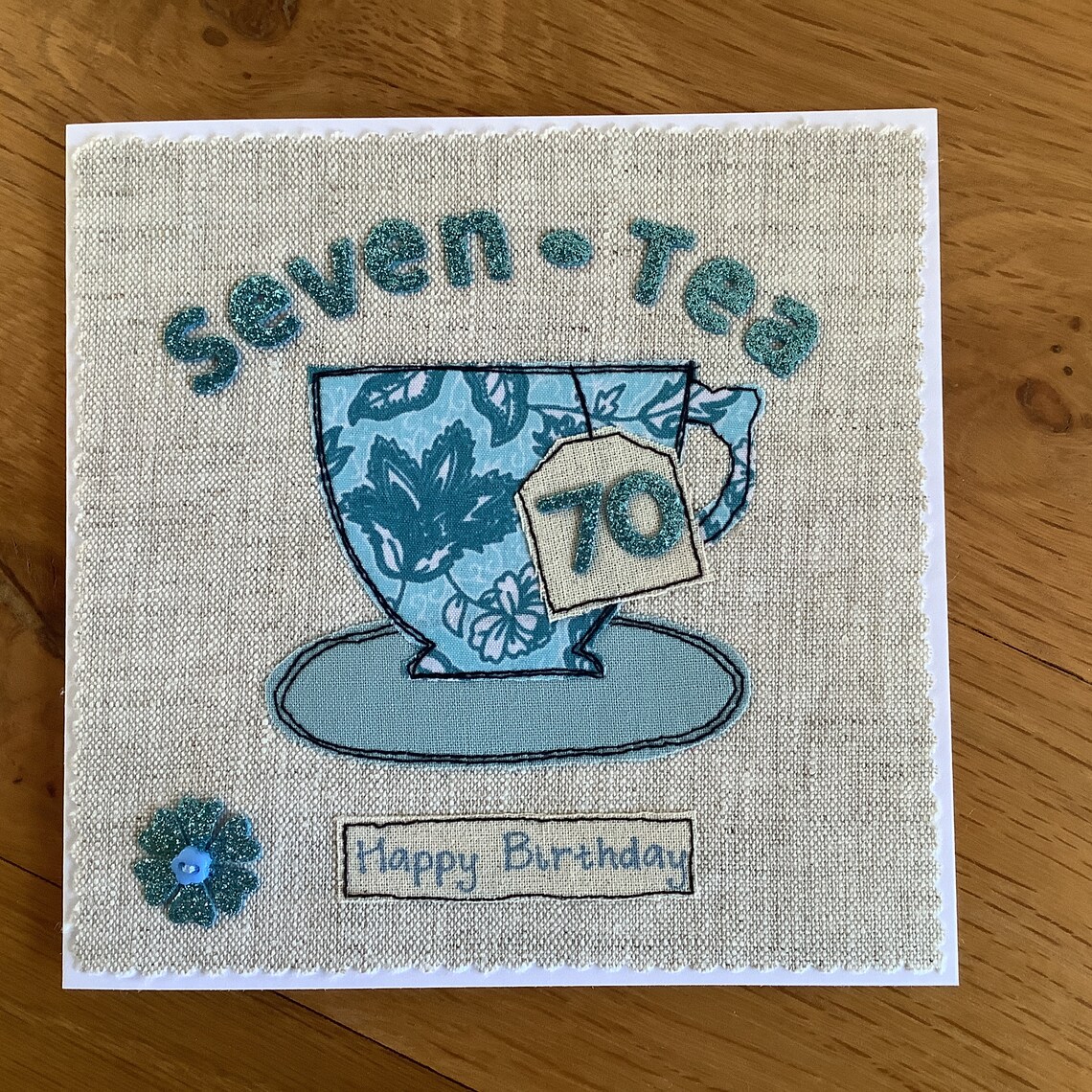Handmade 70th Birthday Card Personalised - Etsy