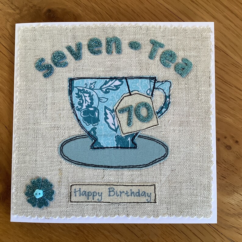 Handmade 70th Birthday Card Personalised - Etsy