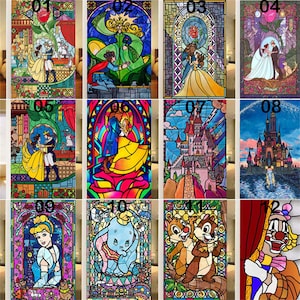 Custom Window Film Stained Glass Films Frosted Sticker Princess Prince For Kids Room Door Home Decor