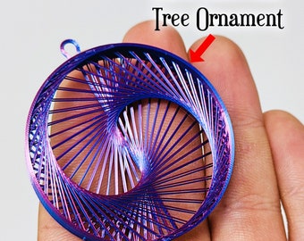 3D Printed Christmas Bauble, Tree Ornament, Boutique String Decoration