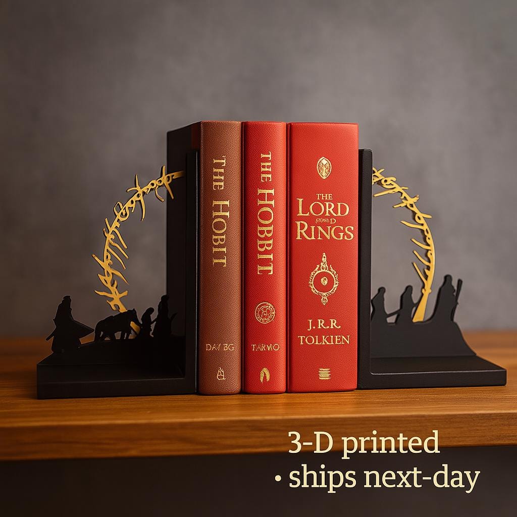 Guest Book Lord Of The Rings Wedding Gift Modern Script Leather