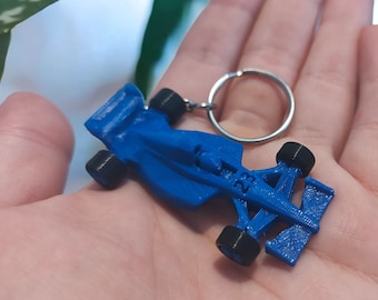 3D Printed Williams F1 Car Keychain: Racing Fan Gift