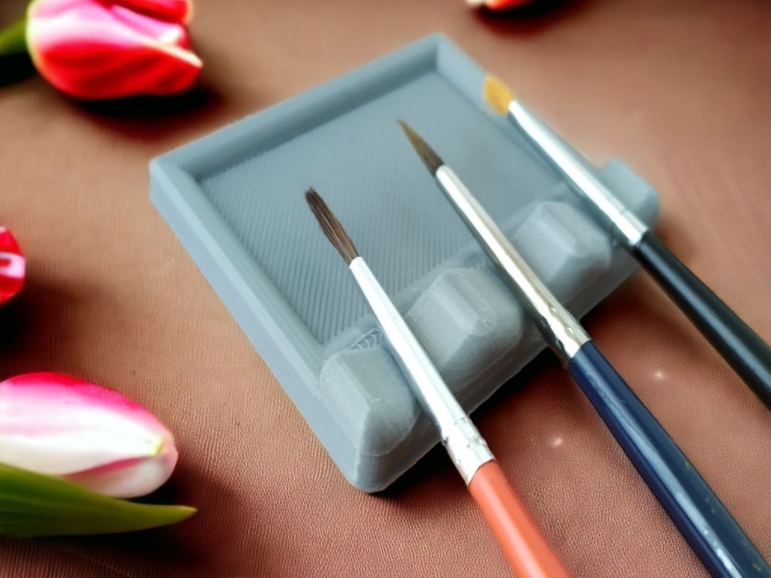 In-use Paint Brush Rest X 2 - Convenient and Versatile Holder for ...
