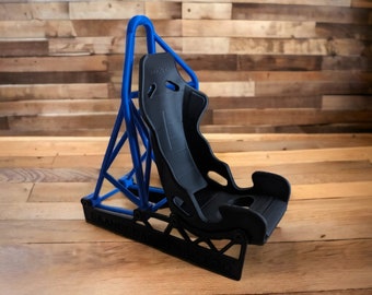 Phone Holder Racing Seat, Recaro Style, Motorsport Desk Accessory for Car Enthusiasts, Universal Smartphone Stand, Racer Gift, 3D Printed