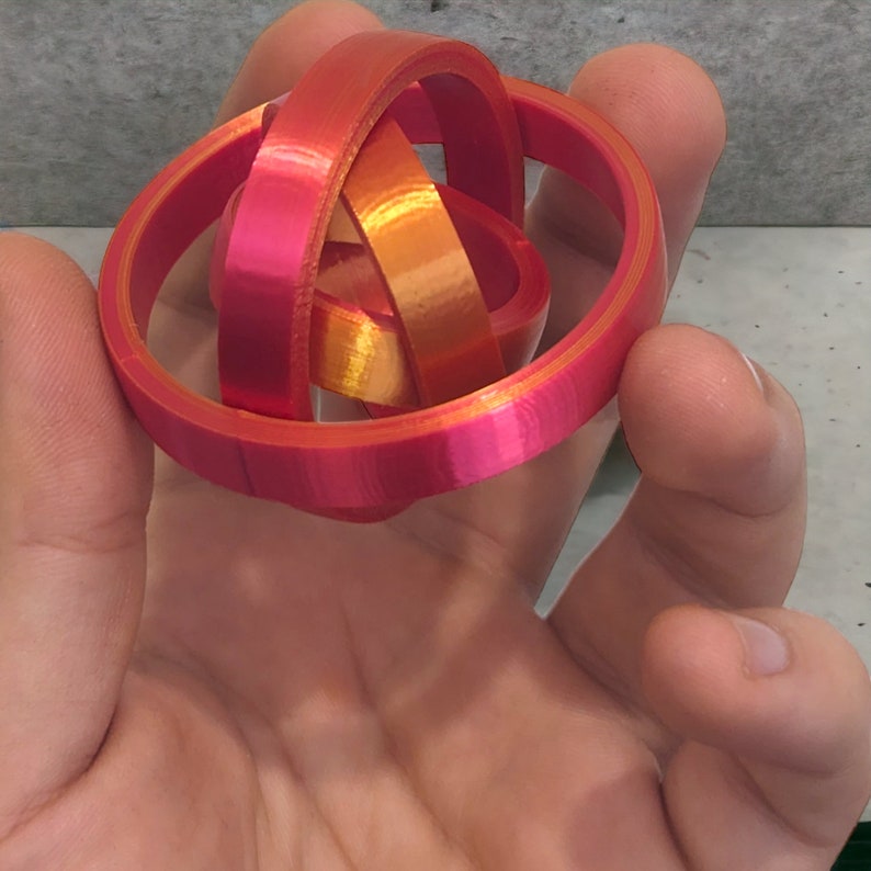 Gyroscopic 3D-Printed Fidget Ultimate Tinker Toy & Stocking Filler for All Ages image 5