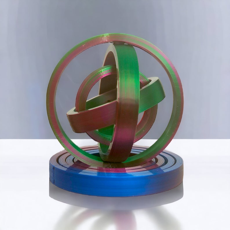 Gyroscopic 3D-Printed Fidget Ultimate Tinker Toy & Stocking Filler for All Ages image 9