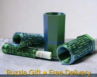Labyrinth Puzzle Cash Box – Money Maze Gift • Stocking Gift for Teens & Adults • Free Delivery