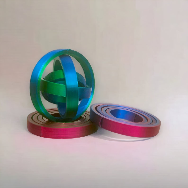 Gyroscopic 3D-Printed Fidget Ultimate Tinker Toy & Stocking Filler for All Ages image 6