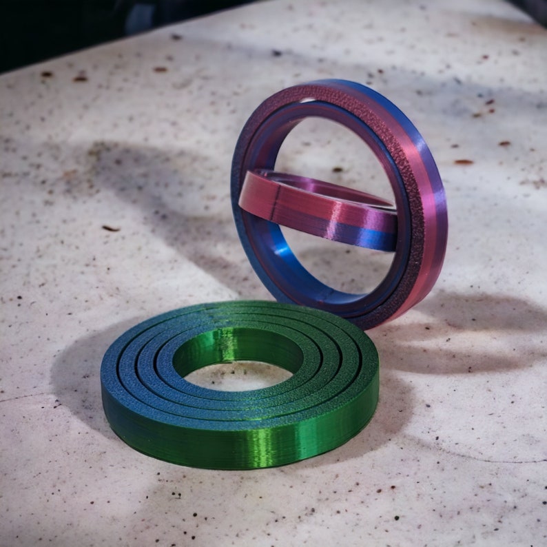 Gyroscopic 3D-Printed Fidget Ultimate Tinker Toy & Stocking Filler for All Ages image 2