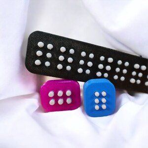 Tablero de aprendizaje de Braille para niños: juguete interactivo con celdas en Braille para el aprendizaje temprano