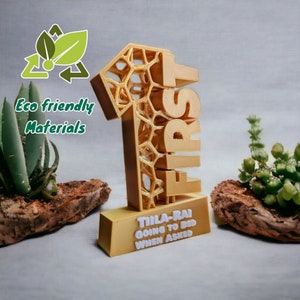 Personalisable Trophy: Custom Award for Achievements, Comedy, Events, and Special Recognitions Customisable 3D Printed Award