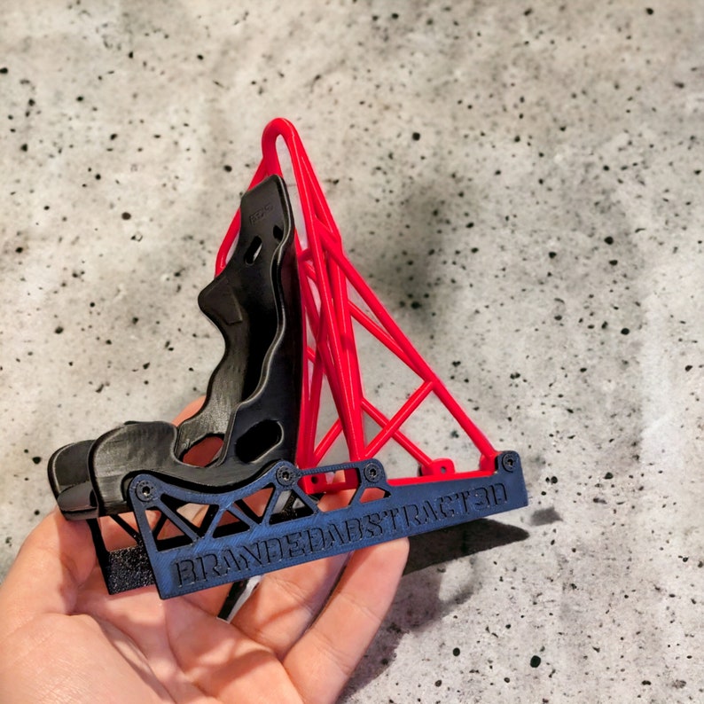 Racing Seat Charge Stand Phone Holder, Recaro Themed Motorsport Desk