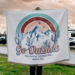 Outdoor patio throw blankets store