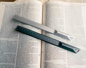 Metric Ruler: 3D Aluminum Alloy, Architect Gift