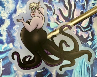 Ursula Sea Witch Sticker - Waterproof Vinyl Decal