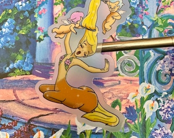 Geeuwende centaur