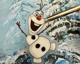 Calcomanía de vinilo impermeable "Abrazos cálidos"