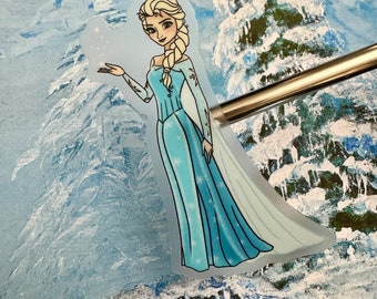 Ice Queen Waterproof Vinyl Sticker, Laptop and Water Bottle Decal