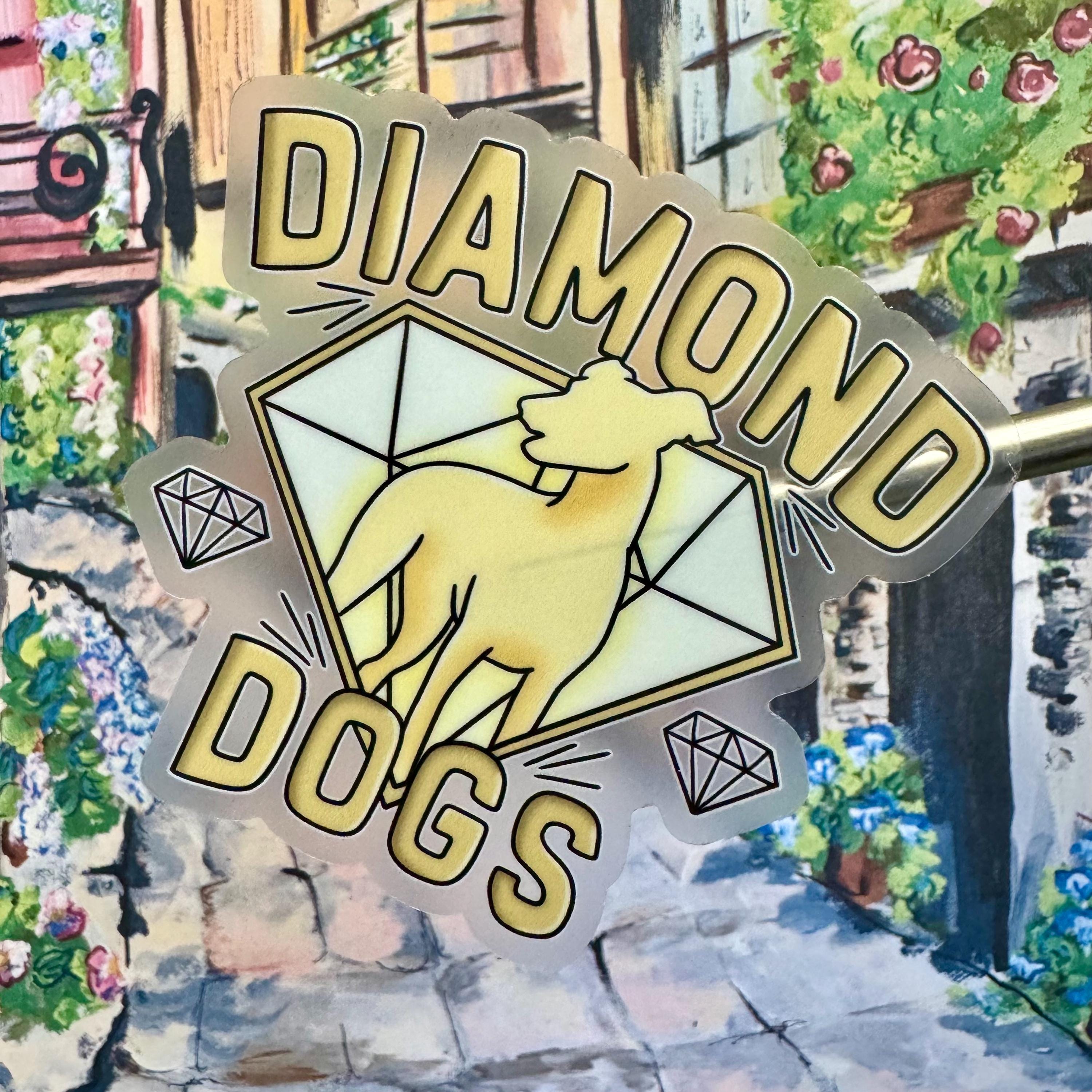 Diamond Dogs Sticker - Etsy