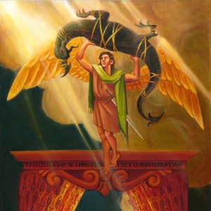 St. Raphael art print | Catholic Wedding Gift | 3 sizes