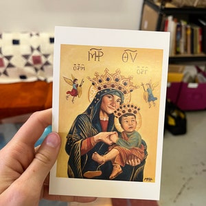 Our Lady of Perpetual Help Art Print | 3 Sizes | Catholic Art - Etsy