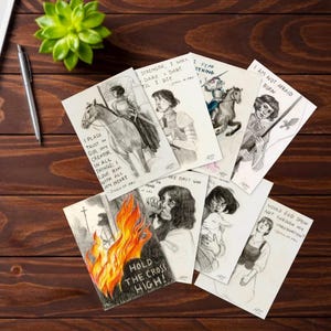 St. Joan of Arc art prints | Christian art | Confirmation gift