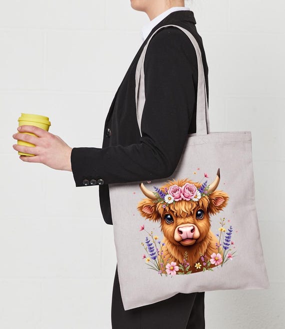 Highland Cow Tote Bag