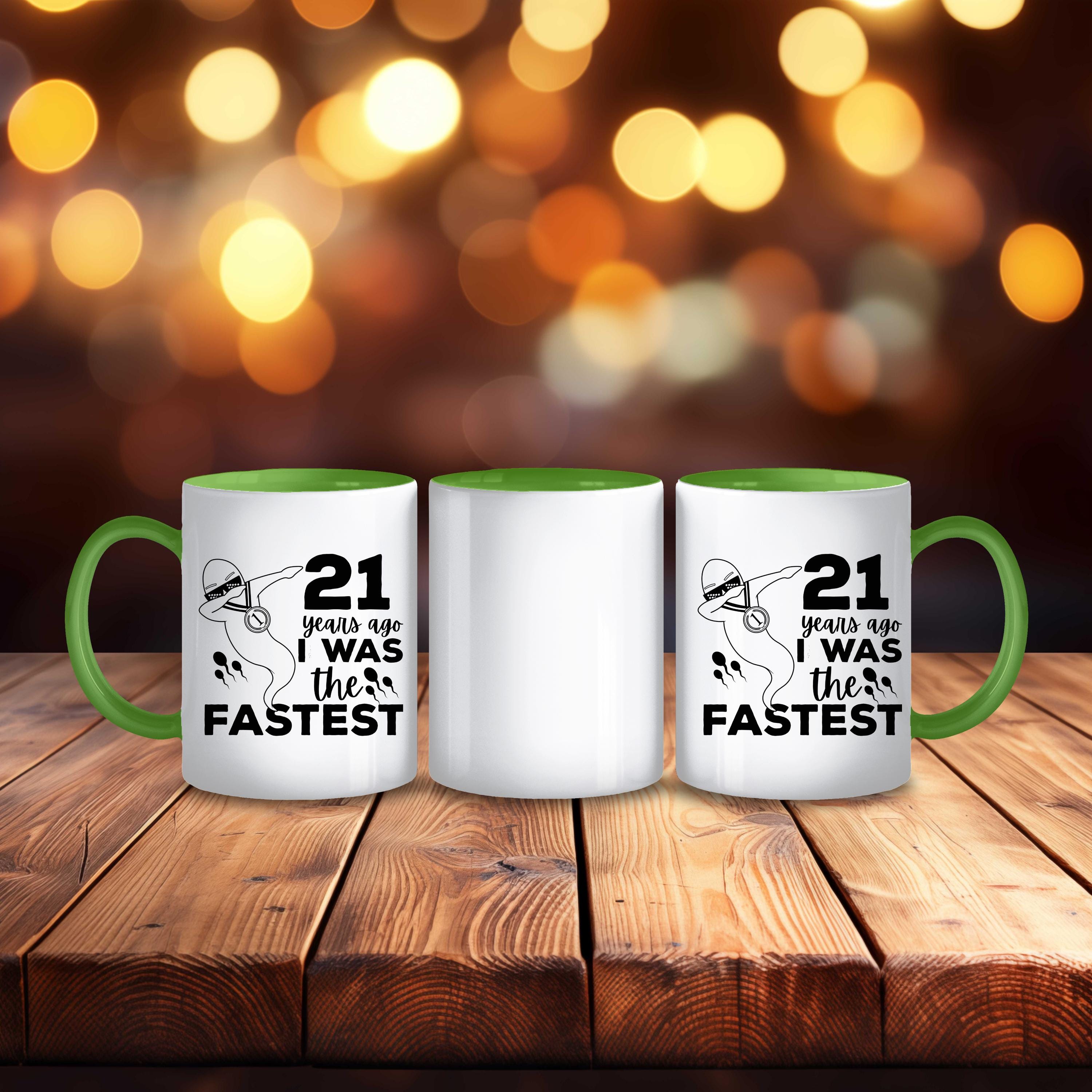 Funny 21st Birthday Mug: Humorous Novelty Coffee Cup