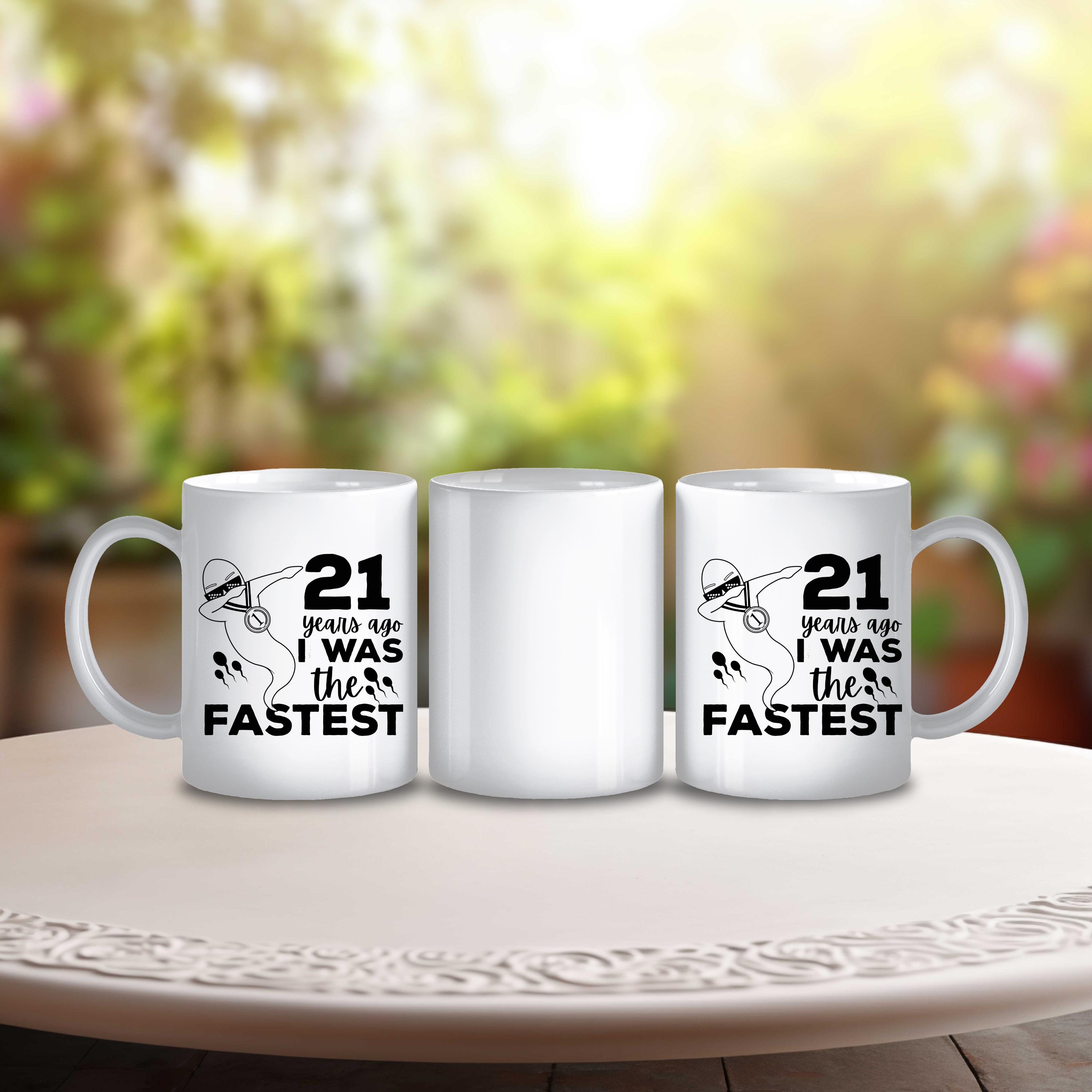 Funny 21st Birthday Mug: Humorous Novelty Coffee Cup