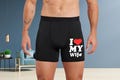I Love My Wife Boxers: Funny Men's Underwear, Birthday Gift
