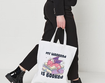 My weekend is booked Tote Bag