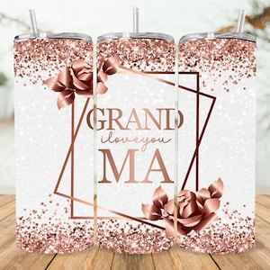 Grandma/Nanny Tumbler, Personalised Gift, Travel Mug for Nan, Mother&#39;s Day Present, Grandma Cup, Gift for Her, UK