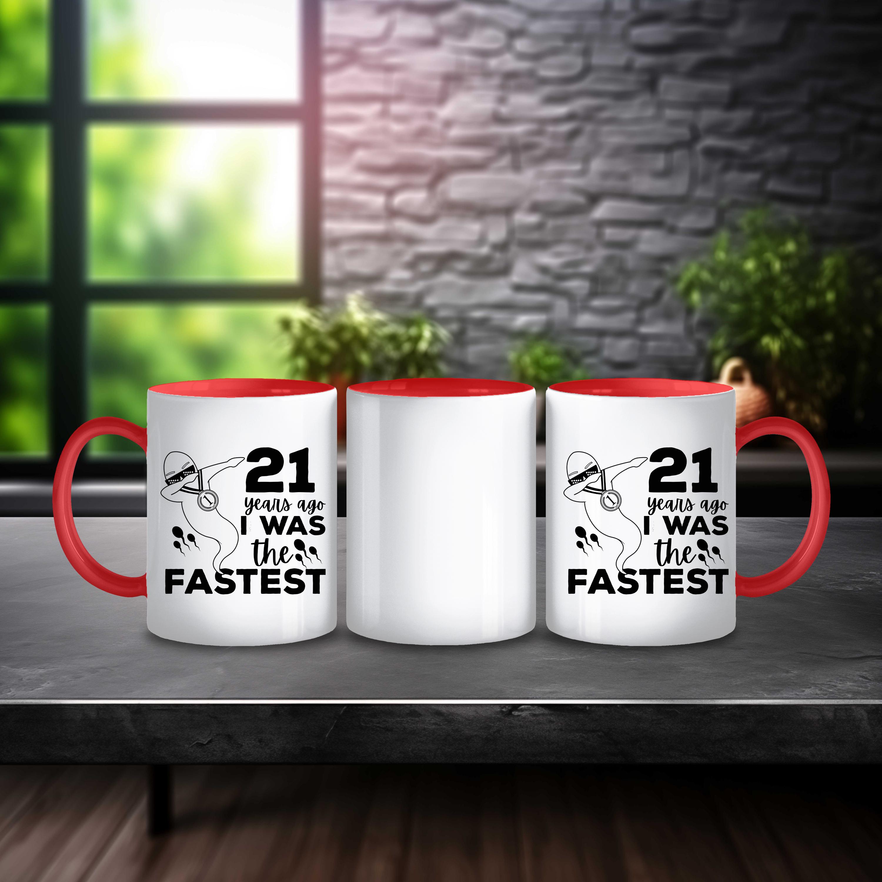 Funny 21st Birthday Mug: Humorous Novelty Coffee Cup