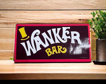 Rude Chocolate Bar Wrapper: Novelty Joke Gift, Party Favour
