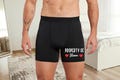 Personalised 'Property Of' Boxers: Funny Novelty Underwear Gift