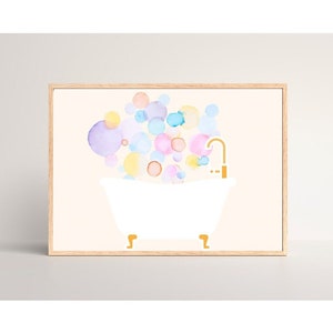 Bathroom Wall Art, Bathroom Print, Bathroom Sign, Bathroom Decor, Bathroom Art, Bath wall art, bathtub wall art, bubble bath wall art