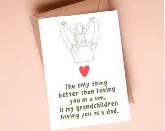 Father’s Day card for son, Father’s Day card from mom, son Father’s Day card, Father’s Day card to son, Father’s Day card from grandma