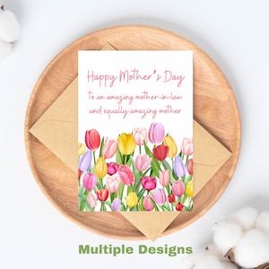 Biglietto d'auguri per la festa della mamma per la suocera, biglietto d'auguri per la festa della mamma della suocera, biglietto d'auguri per la festa della mamma della suocera, biglietto d'auguri per la festa della mamma MIL